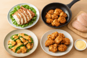 鶏むね肉を使った様々な料理のイメージ