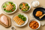 鶏むね肉を使った様々な料理のイメージ
