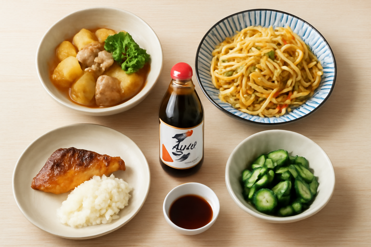 めんつゆを使った料理のイメージ