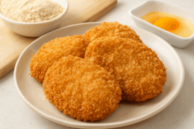 パン粉をまぶした料理のイメージ