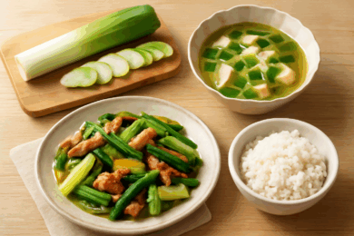 長ねぎを使った料理のイメージ