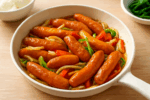 ウインナーがたっぷり入った料理のイメージ
