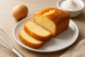 卵ケーキの美味しそうな写真