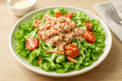 ツナサラダの美味しそうな盛り付け