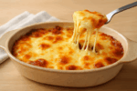 チーズがとろーりと溶けた美味しそうなチーズ焼き料理