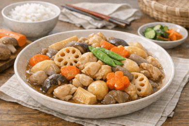美味しそうに仕上がったうま煮のイメージ