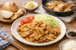 美味しそうな玉ねぎ生姜焼きのメインビジュアル
