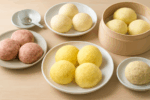 ふっくらと美味しく蒸し上がった、バリエーション豊かな蒸しパンのイメージ