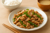 豚肉炒め物の完成イメージ