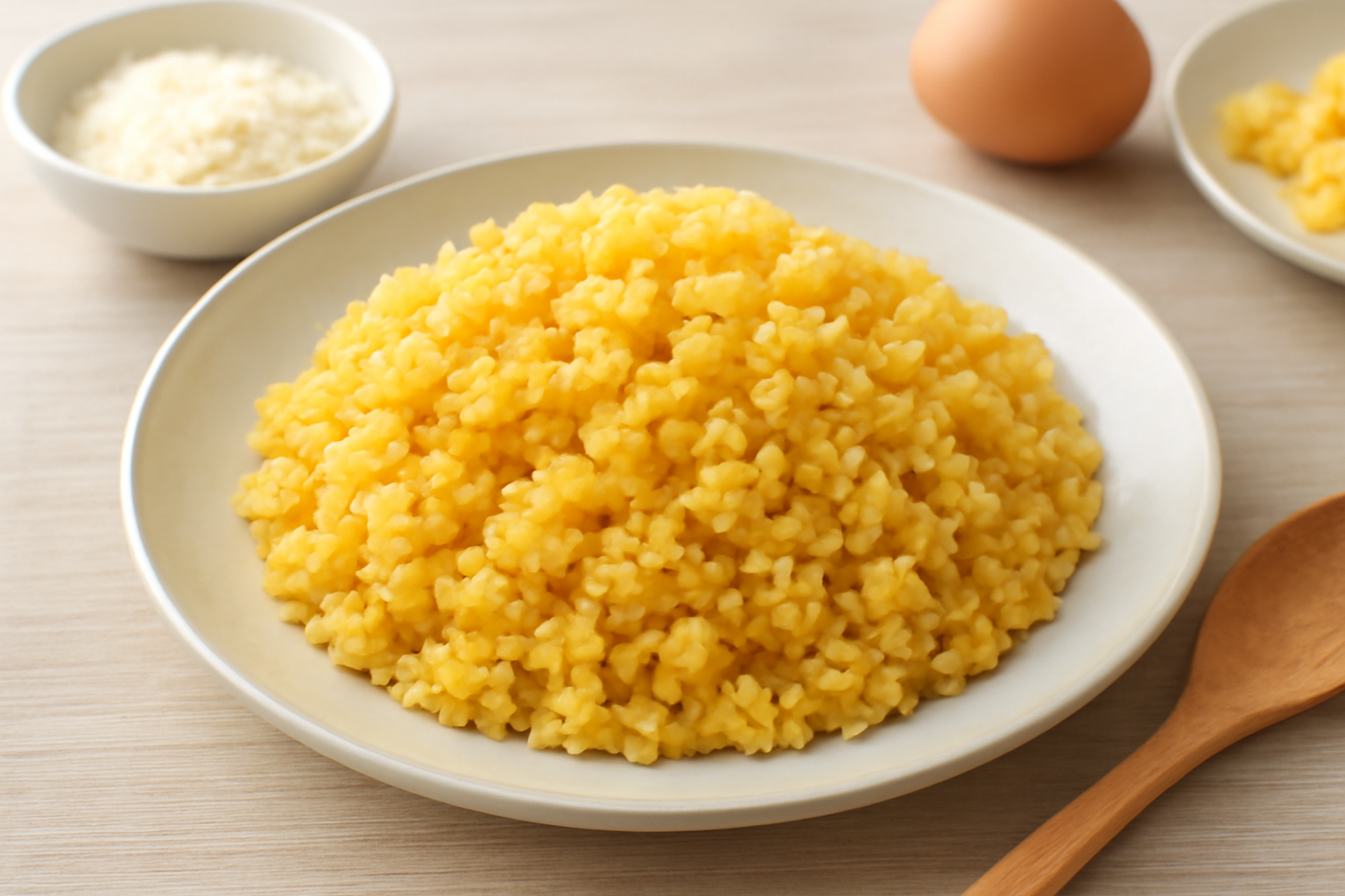 美味しそうなパラパラの黄金卵チャーハン