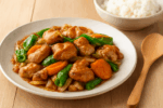 美味しそうな鶏肉炒め物のイメージ画像